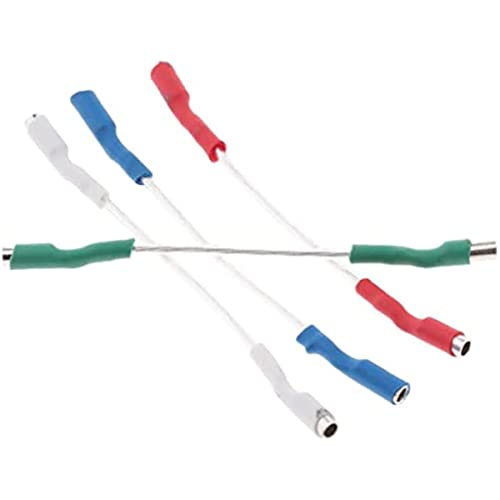Jojomis 4 x Premium-Plattenspieler-Phonograph-Kabel, Stereokartusche, Headshell-Drähte Jojomis 4 x Premium-Plattenspieler-Phonograph-Kabel, Stereokartusche, Headshell-Drähte von Jojomis