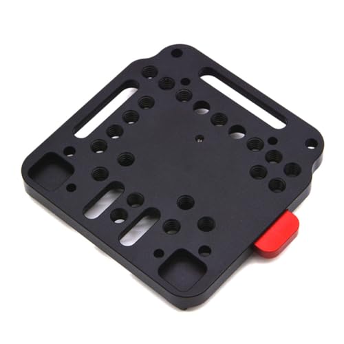 Jojomis QR-Platten-Schnellwechsel-Adapter – Aluminium-Schnellwechselplatte für Batteriebefestigung, Video-Käfig und Zubehör von Jojomis