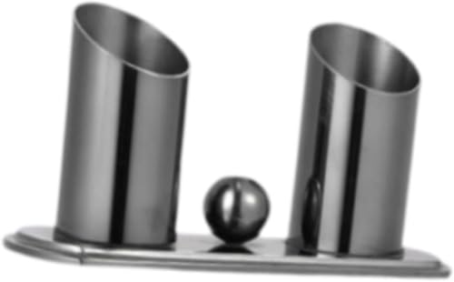 jojomis Mikrofonständer-Tablett, universeller tragbarer Mikrofonhalter für KTV, Konzerte und Performance, leichtes Schreibtischregal aus Edelstahl für 2 Mikrofone (schwarz) von Jojomis