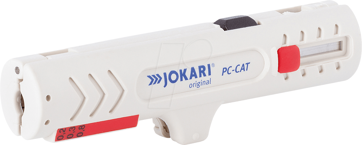 JOK 30 161 - Abmantelwerkzeug, PC-CAT, 124 mm, für Datenkabel, 4,5-10 mm Ø von Jokari