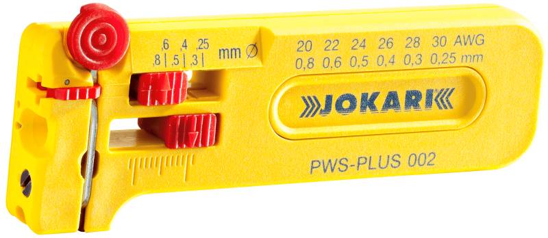 JOK 40 025 - Abisolierwerkzeug, PWS-Plus 002, 42 mm, 0,25-0,80 mm Ø von Jokari