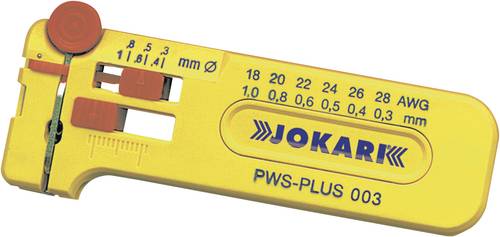 Jokari 40026 PWS-PLUS 003 Drahtabisolierer Geeignet für PVC-Drähte, PTFE-Drähte 0.1mm (max) von Jokari