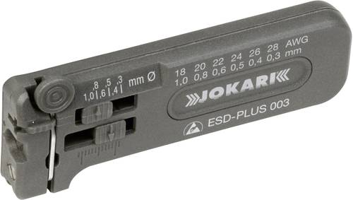 Jokari 40027 ESD-PLUS 001 ESD Drahtabisolierer Geeignet für PVC-Drähte 0.12 bis 0.40mm von Jokari