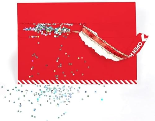 Glitter Bomb Trap Prank Red Envelope - Der ultimative Streich Umschlag zum Versenden von Karten mit einer funkelnden Überraschung - Biologisch abbaubarer Glitzer - Passend für Standardkarten - Lachen Glitter Bomb Trap Prank Red Envelope - Der ultimative Streich Umschlag zum Versenden von Karten mit einer funkelnden Überraschung - Biologisch abbaubarer Glitzer - Passend für Standardkarten - Lachen von Joker Greeting