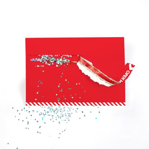 Joker Greeting - Glitzer Umschlag Rot - Streich - Lustig - Weihnachten & Valentinstag Joker Greeting - Glitzer Umschlag Rot - Streich - Lustig - Weihnachten & Valentinstag von Joker Greeting