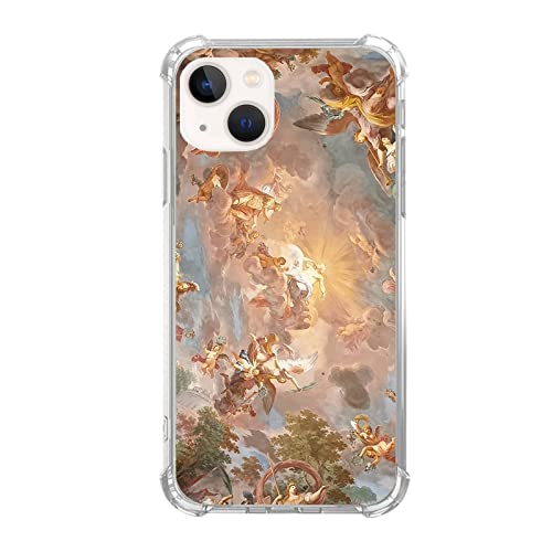Ästhetische Handyhülle mit Engel Gott Malerei, kompatibel mit iPhone 14, coole Engel God Hülle für iPhone 14, einzigartige trendige TPU-Bumper Schutzhülle Ästhetische Handyhülle mit Engel Gott Malerei, kompatibel mit iPhone 14, coole Engel God Hülle für iPhone 14, einzigartige trendige TPU-Bumper Schutzhülle von Joktruay