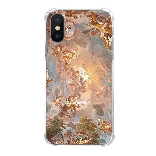 Ästhetische Handyhülle mit Engel Gott Malerei, kompatibel mit iPhone X/iPhone Xs, coole Engel God Hülle für iPhone X/iPhone Xs, einzigartige trendige TPU-Stoßfänger-Schutzhülle Ästhetische Handyhülle mit Engel Gott Malerei, kompatibel mit iPhone X/iPhone Xs, coole Engel God Hülle für iPhone X/iPhone Xs, einzigartige trendige TPU-Stoßfänger-Schutzhülle von Joktruay