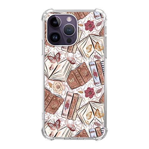 Joktruay Vintage Book Schmetterling iPhone 16 Pro Hülle Silikon-TPU Stoßfest Cool Girl Boy Case für iPhone 16 Pro Joktruay Vintage Book Schmetterling iPhone 16 Pro Hülle Silikon-TPU Stoßfest Cool Girl Boy Case für iPhone 16 Pro von Joktruay