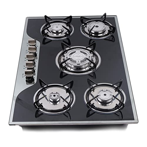 Gasherd, Gaskochfeld, Glaskeramik-Gaskochfeld, LPG/NG-Gaskochfeld, Einbau-Gaskochfeld, 5-Flammen-Gaskochfeld, schwarzes Glaseinbaukochfeld, Einbau-Gaskochfeld. Gasherd, Gaskochfeld, Glaskeramik-Gaskochfeld, LPG/NG-Gaskochfeld, Einbau-Gaskochfeld, 5-Flammen-Gaskochfeld, schwarzes Glaseinbaukochfeld, Einbau-Gaskochfeld. von Jolre