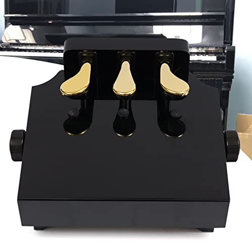 Piano Pedal Extender, Pedal Booster für Kinder, Piano Pedal Effector für Kinder, Tritthocker Verlängerungspedal, höhenverstellbarer Tritthocker für Kinder, Pedal Lifter für Kinder, 3 Metallpedale. von Jolre