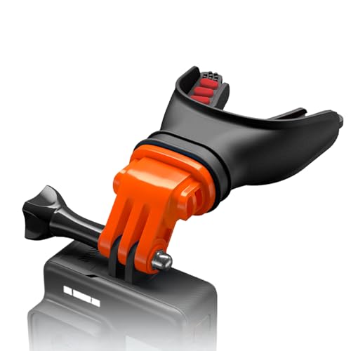 Camera Clip - Kamera-Taschenclip,Tragbarer Silikon-Mundhalter Mit Mehrwinkelfunktion Für Schnorcheln Klettern Kochen Sportaufnahmen Und Überkopfaufnahmen von Jomewory