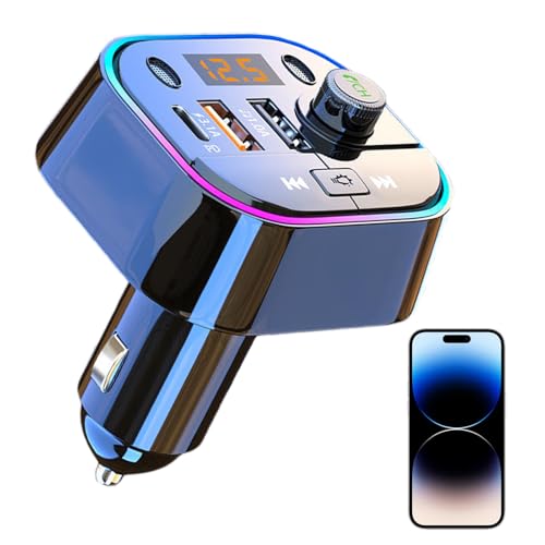 FM -Senderauto -Adapter, FM -Sender für Auto - Radio Sender MP3 Player Audioempfänger für Fahrzeuge - Multifunktionale stabile Lautsprecher Laden Anschlüsse für Smartphones auf FM -Senderauto -Adapter, FM -Sender für Auto - Radio Sender MP3 Player Audioempfänger für Fahrzeuge - Multifunktionale stabile Lautsprecher Laden Anschlüsse für Smartphones auf von Jomewory