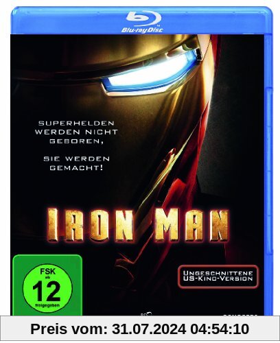 Iron Man (ungeschnittene US-Kinofassung)  [Blu-ray] von Jon Favreau
