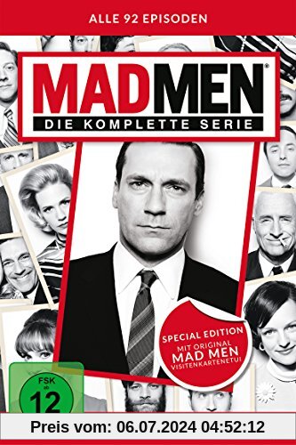 Mad Men - Die komplette Serie inkl. Visitenkarten-Etui (Special Edition) [Limited Edition] [30 DVDs] von Jon Hamm
