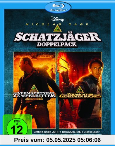 Das Vermächtnis der Tempelritter/Das Vermächtnis des geheimen Buches [Blu-ray] von Jon Turteltaub