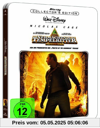 Das Vermächtnis der Tempelritter - Steelbook [Collector's Edition] [Blu-ray] von Jon Turteltaub