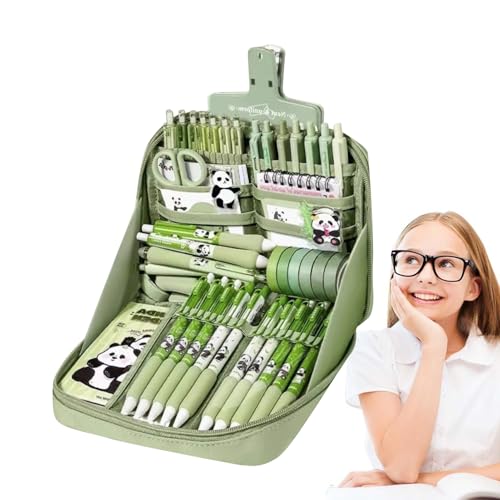 Panda Schreibwaren Set, Panda Bleistift Case, Cute Learning Geschenkpaket, Enthält Memo Pad, Schlüsselanhänger, Kugelschreiber, Highlighter, Korrekturband, Geeignet Für Kindertag Und Geburtstage Panda Schreibwaren Set, Panda Bleistift Case, Cute Learning Geschenkpaket, Enthält Memo Pad, Schlüsselanhänger, Kugelschreiber, Highlighter, Korrekturband, Geeignet Für Kindertag Und Geburtstage von Jongyumo
