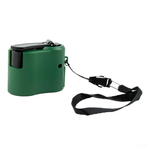 Jonikuper 1 x Handkurbel-Handy-Ladegerät, Dynamo-betriebenes Handy-Ladegerät, mit USB-Kompatibilität, manueller Mini-Generator, als Stromquelle für Handy (grün) von Jonikuper