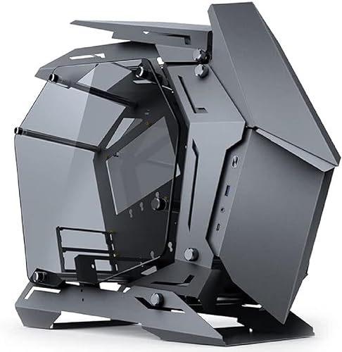 JONSBO MOD3 Mini Micro-ATX Tower Showcase, Tempered Glass - grau von Jonsbo