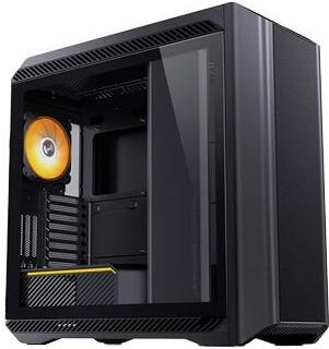 Jonsbo D500 E-ATX Big-Tower Gehäuse, Tempered Glass - schwarz (D500 BLACK) von Jonsbo