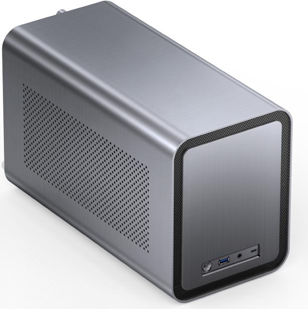 Jonsbo N1 - Mini Tower - PC - Grau - ITX - Aluminium - Stahl - Heimbüro (N1 Grey) von Jonsbo