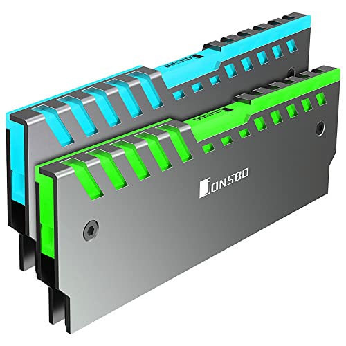 Jonsbo NC-2 2X RGB-RAM Kühler - RGB-Beleuchtung - Silber von Jonsbo