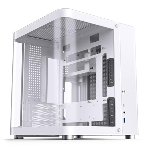 Jonsbo TK-1 2.0 Micro-ATX Gehäuse, Tempered Glass - weiß von Jonsbo