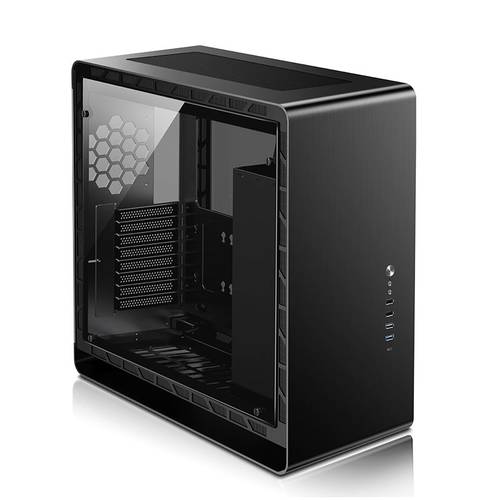 Jonsbo UMX6S Midi-Tower PC-Gehäuse Schwarz von Jonsbo