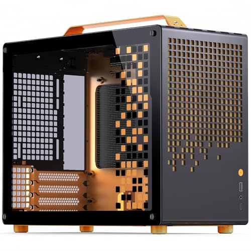 Jonsplus MATX Handle Case Z20 - Black-Orange Jonsplus MATX Handle Case Z20 - Black-Orange von Jonsplus
