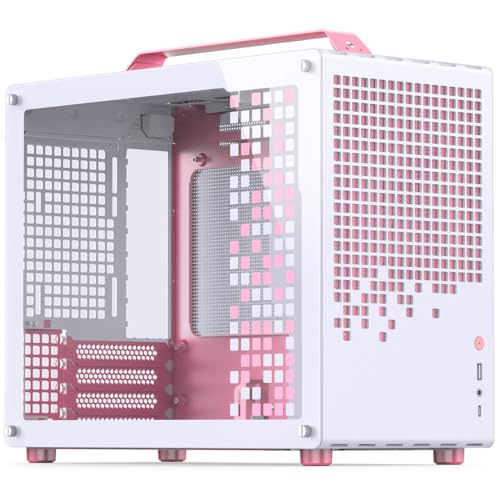 Jonsplus MATX Handle Case Z20 - White-Pink Jonsplus MATX Handle Case Z20 - White-Pink von Jonsplus