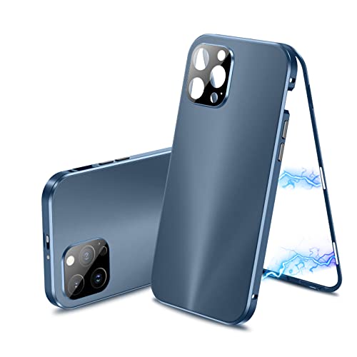 Jonwelsy Hülle für iPhone 13 Pro Max, Magnetische Adsorption Metall Stoßstange Flip Cover mit Objektivschutz 360 Grad Schutz Vorne Glas und Zurück Bling Handyhülle für iPhone 13 Pro Max 6,7" (Grau) Jonwelsy Hülle für iPhone 13 Pro Max, Magnetische Adsorption Metall Stoßstange Flip Cover mit Objektivschutz 360 Grad Schutz Vorne Glas und Zurück Bling Handyhülle für iPhone 13 Pro Max 6,7" (Grau) von Jonwelsy