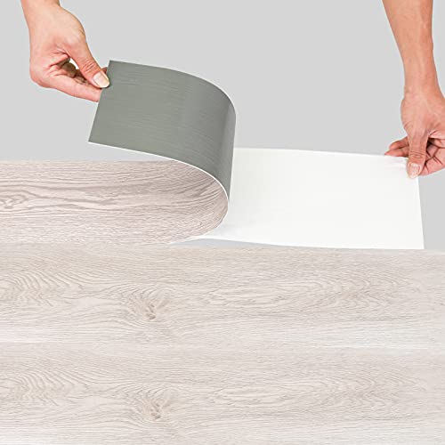 Jopassy PVC Bodenbelag Selbstklebend Vinylboden ca. 4 m² 28 Fliesen Rutschfest Wasserfest Bodenfliesen 91.5x15.2cm Laminat Dielen Vinyl-Fliesen für Fußbodenheizung White Oak Jopassy PVC Bodenbelag Selbstklebend Vinylboden ca. 4 m² 28 Fliesen Rutschfest Wasserfest Bodenfliesen 91.5x15.2cm Laminat Dielen Vinyl-Fliesen für Fußbodenheizung White Oak von Jopassy