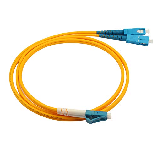 Jopto LSZH Glasfaserkabel (LSZH) für 10 / Gigabit SFP Transceiver (1 m, 1 m) von Jopto