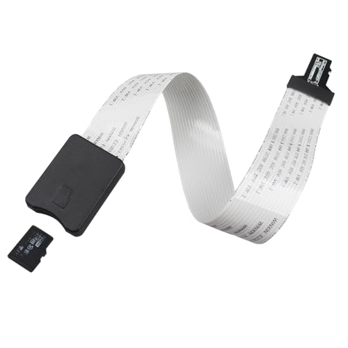 Jopto Micro SD auf TF Kartenverlängerungskabel TF-Speicherkarten-Adapter Flexibles Kabel Extender Konverter für Mini 3D Drucker, Auto, GPS, Raspberry Pi, DVR, Tablet, Telefon, LED-Bildschirm, 25cm von Jopto