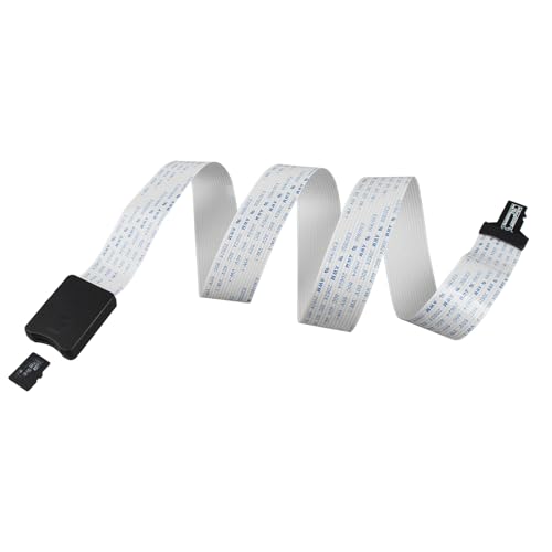 Jopto Micro SD auf TF Kartenverlängerungskabel TF-Speicherkarten-Adapter Flexibles Kabel Extender Konverter für Mini 3D Drucker, Auto, GPS, Raspberry Pi, DVR, Tablet, Telefon, LED-Bildschirm, 62cm von Jopto
