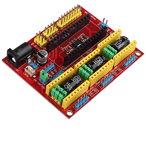 Jopto Multicolor Resin CNC Shield V4 Gravur Expansion Board Kit Controller für Arduino Engraver Machine Driver 3D Printer von Jopto
