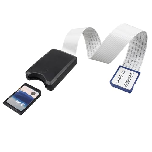 Jopto SD-Karte Verlängerungskabel SD-zu-SD Kabel SD-Speicherkarten-Adapter Plug & Play Stabiles Signal Flache FFC-Kabelverlängerung Kompatibel mit Raspberry Pi GPS DVD LED Wildkamera SDHC SDXC, 25 cm Jopto SD-Karte Verlängerungskabel SD-zu-SD Kabel SD-Speicherkarten-Adapter Plug & Play Stabiles Signal Flache FFC-Kabelverlängerung Kompatibel mit Raspberry Pi GPS DVD LED Wildkamera SDHC SDXC, 25 cm von Jopto