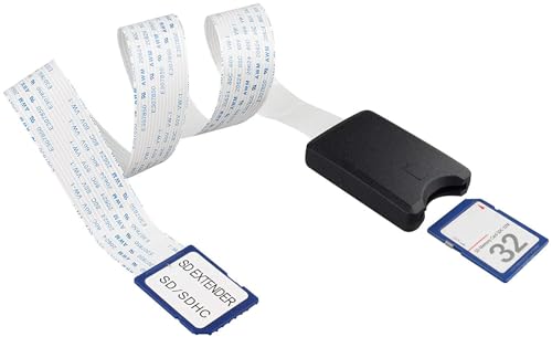 Jopto SD-Karte Verlängerungskabel SD-zu-SD Kabel SD-Speicherkarten-Adapter Plug & Play Stabiles Signal Flache FFC-Kabelverlängerung Kompatibel mit Raspberry Pi GPS DVD LED Wildkamera SDHC SDXC, 48 cm Jopto SD-Karte Verlängerungskabel SD-zu-SD Kabel SD-Speicherkarten-Adapter Plug & Play Stabiles Signal Flache FFC-Kabelverlängerung Kompatibel mit Raspberry Pi GPS DVD LED Wildkamera SDHC SDXC, 48 cm von Jopto