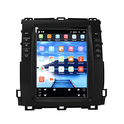 Jopwkuin Autoradio mit Touchscreen, Auto-Navigationssystem mit 10,4'' kapazitivem Bildschirm Lenkradkontrolle Bremserinnerung & Umgekehrtes Bild Ersatz für GX470 2002-2009(2+32G) von Jopwkuin