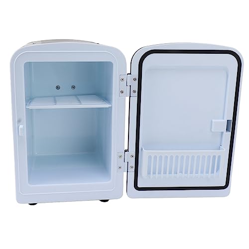 Jopwkuin Mini-Kühlschrank, Kühler und Wärmer, Geräuscharm, Mehrfach Verwendbar, Tragbarer Kühlschrank AC100–240 V für Wohnung (EU-Stecker) von Jopwkuin