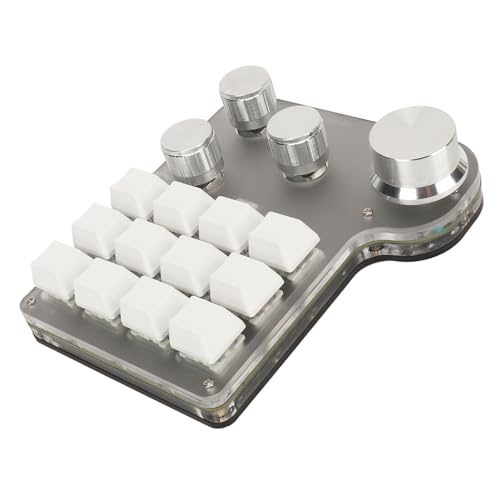 Jopwkuin Mini-Tastatur, Mini-Tastatur, Benutzerdefinierte Mini-RGB-, Einfache Bedienung, 5 V, 1 A, für Industrielle Spielekonsole von Jopwkuin