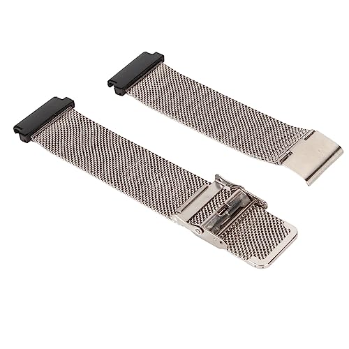 Jopwkuin Uhrenarmband, Edelstahl-Doppelverschluss-Schnalle, Mesh-Stil, Smartwatch-Armband für Falcon T-REX 2 Ultra (Silber) von Jopwkuin