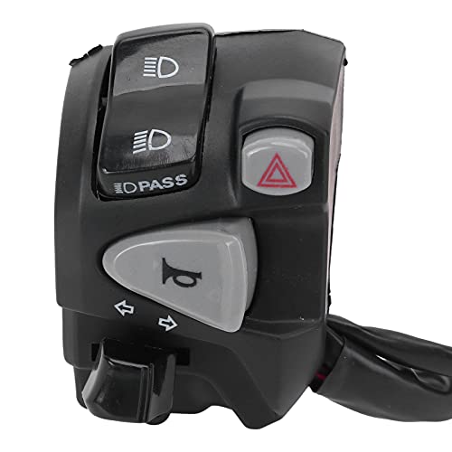 Lenkerschalter, 22 mm für 7/8-Zoll-Lenker-Motorradschalter Lenker für MSX SF 125 für Interrupteur Moto Off Road für Motocross-Motorräder Lenkerschalter, 22 mm für 7/8-Zoll-Lenker-Motorradschalter Lenker für MSX SF 125 für Interrupteur Moto Off Road für Motocross-Motorräder von Jopwkuin