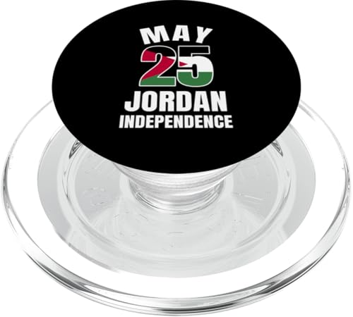 25. Mai Jordan Independence Jordanian Pride Wear PopSockets PopGrip für MagSafe 25. Mai Jordan Independence Jordanian Pride Wear PopSockets PopGrip für MagSafe von Jordan Flag Designs Proud Jordanian Roots