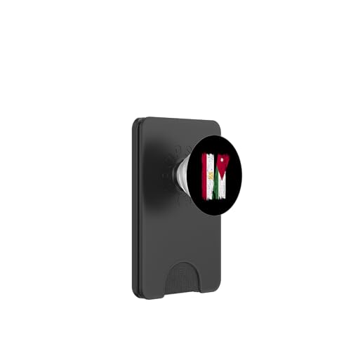 Ägypten, Jordanien, halbe Flagge, ägyptische jordanische Wurzeln PopSockets PopWallet für MagSafe Ägypten, Jordanien, halbe Flagge, ägyptische jordanische Wurzeln PopSockets PopWallet für MagSafe von Jordan Flag Designs Proud Jordanian Roots