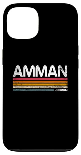 Amman Jordan Retro Design Jordanien Hauptstadt Hülle für iPhone 13 Amman Jordan Retro Design Jordanien Hauptstadt Hülle für iPhone 13 von Jordan Flag Designs Proud Jordanian Roots