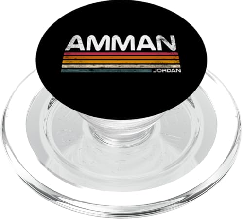Amman Jordan Retro Design Jordanien Hauptstadt PopSockets PopGrip für MagSafe Amman Jordan Retro Design Jordanien Hauptstadt PopSockets PopGrip für MagSafe von Jordan Flag Designs Proud Jordanian Roots
