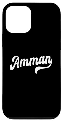 Amman Typeset Jordanien Design Jordanische Hauptstadt Hülle für iPhone 12 mini von Jordan Flag Designs Proud Jordanian Roots
