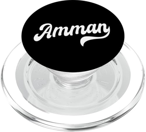 Amman Typeset Jordanien Design Jordanische Hauptstadt PopSockets PopGrip für MagSafe Amman Typeset Jordanien Design Jordanische Hauptstadt PopSockets PopGrip für MagSafe von Jordan Flag Designs Proud Jordanian Roots