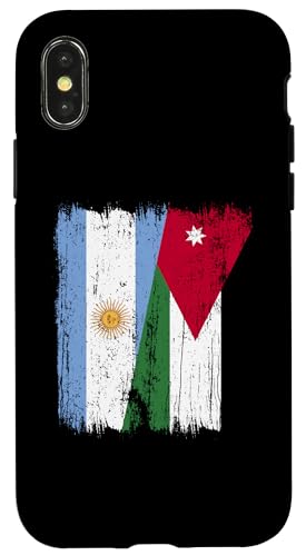 Argentinien, Jordanien, halbe Flagge, argentinische jordanische Wurzeln Hülle für iPhone X/XS Argentinien, Jordanien, halbe Flagge, argentinische jordanische Wurzeln Hülle für iPhone X/XS von Jordan Flag Designs Proud Jordanian Roots